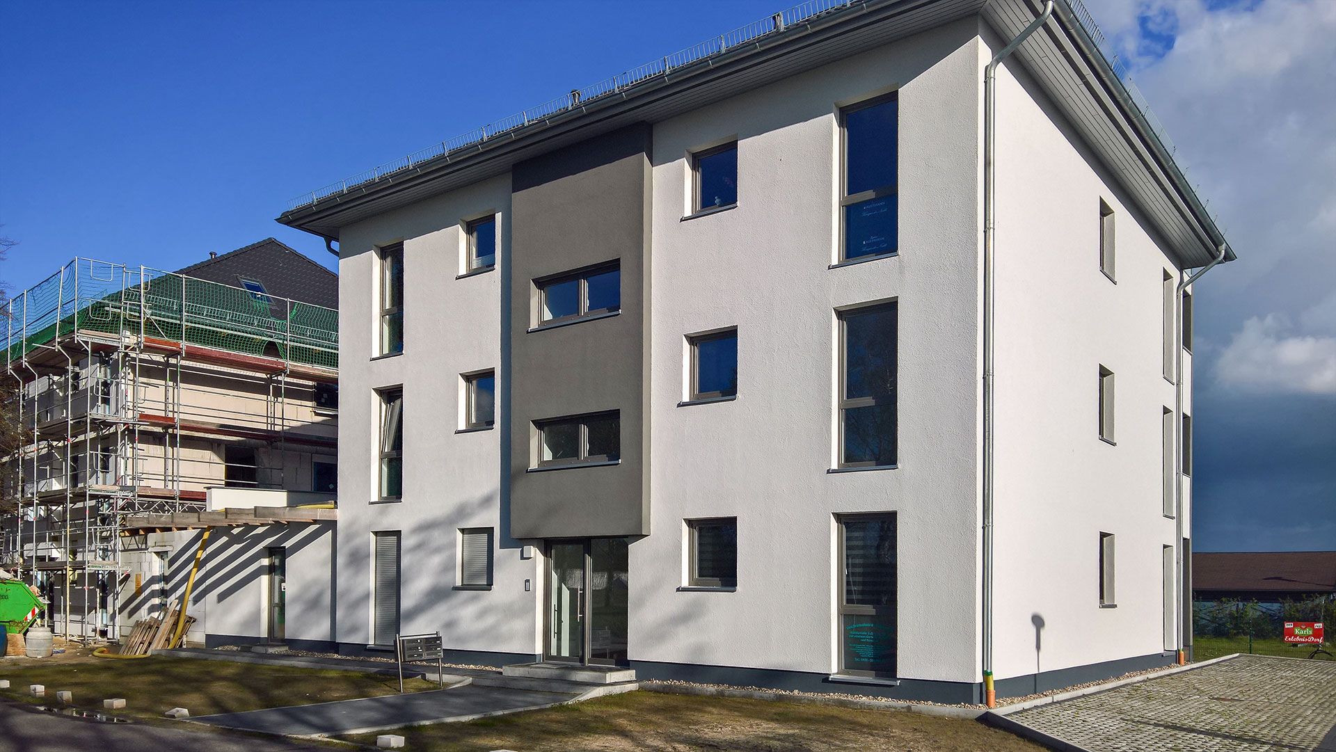 Fertiggestelltes Wohnhaus in Peenemünde